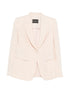 Emporio Armani Single-Breasted Blazer Powder powder