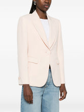 Emporio Armani Single-Breasted Blazer Powder powder