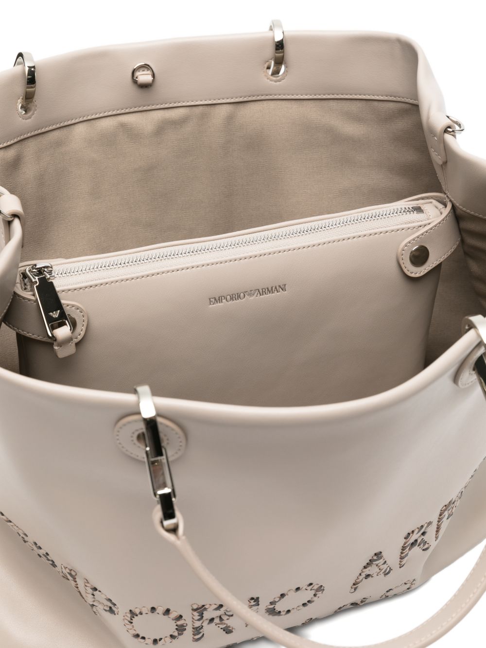 Emporio Armani MyEA Medium Shopping Bag Dove Grey
