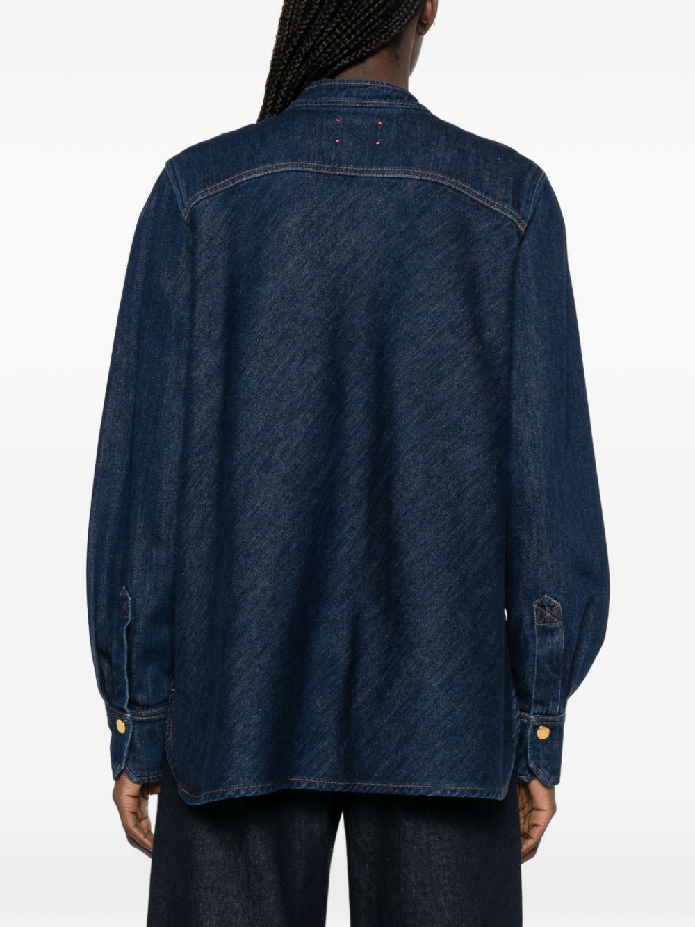 Forte Forte Denim Cotton Shirt Blue