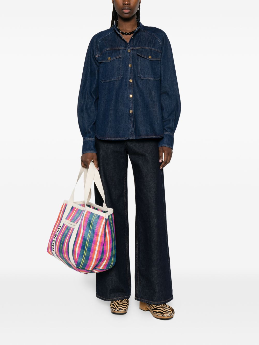 Forte Forte Denim Cotton Shirt Blue