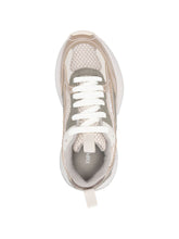 Emporio Armani Exclusive Mesh Low-Top Sneakers Beige