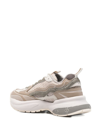 Emporio Armani Exclusive Mesh Low-Top Sneakers Beige