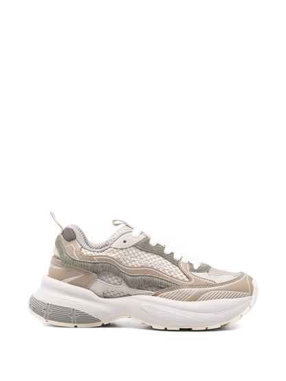 Emporio Armani Exclusive Mesh Low-Top Sneakers Beige