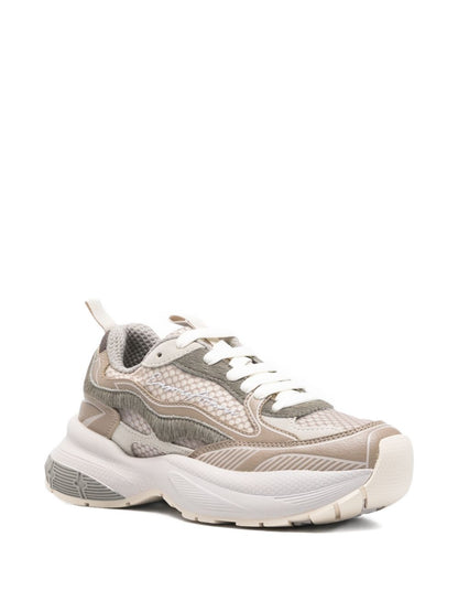 Emporio Armani Exclusive Mesh Low-Top Sneakers Beige