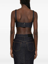 Givenchy Denim Bra Top Zip Blue