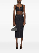 Givenchy Denim Bra Top Zip Blue