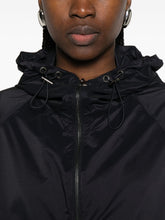 Emporio Armani Short Nylon Zip Jacket Blue