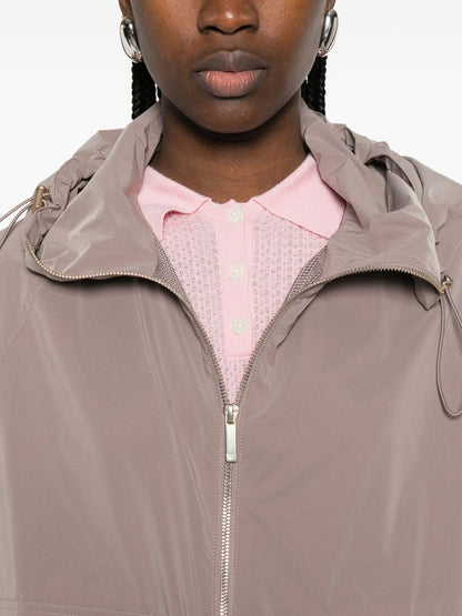 Emporio Armani Light Nylon Blouson Jacket Light Brown