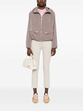 Emporio Armani Light Nylon Blouson Jacket Light Brown