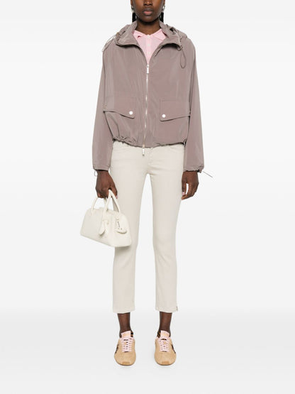 Emporio Armani Light Nylon Blouson Jacket Light Brown