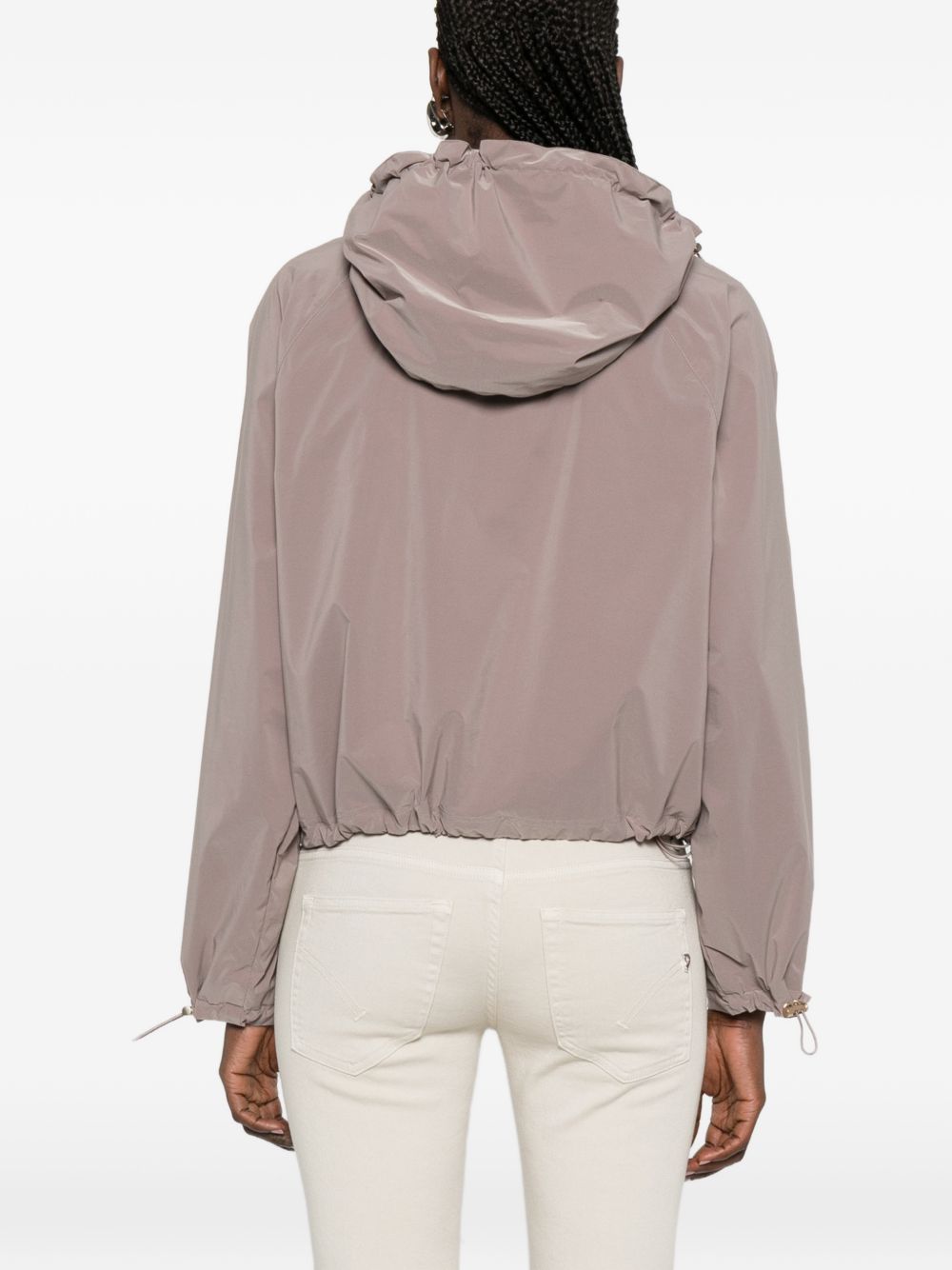 Emporio Armani Light Nylon Blouson Jacket Light Brown