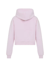 jacquemus cropped drawstring hoodie pink pink