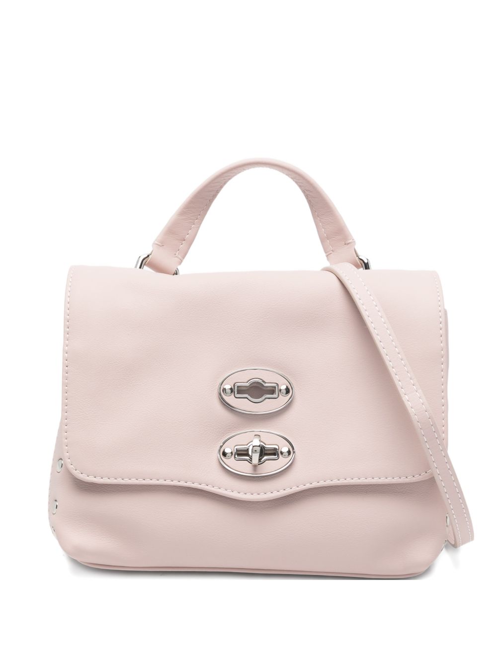 Zanellato Postina Baby Leather Handbag Pink