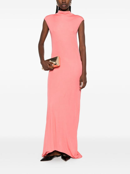 Tom Ford Cut-Out Twist Long Dress Red