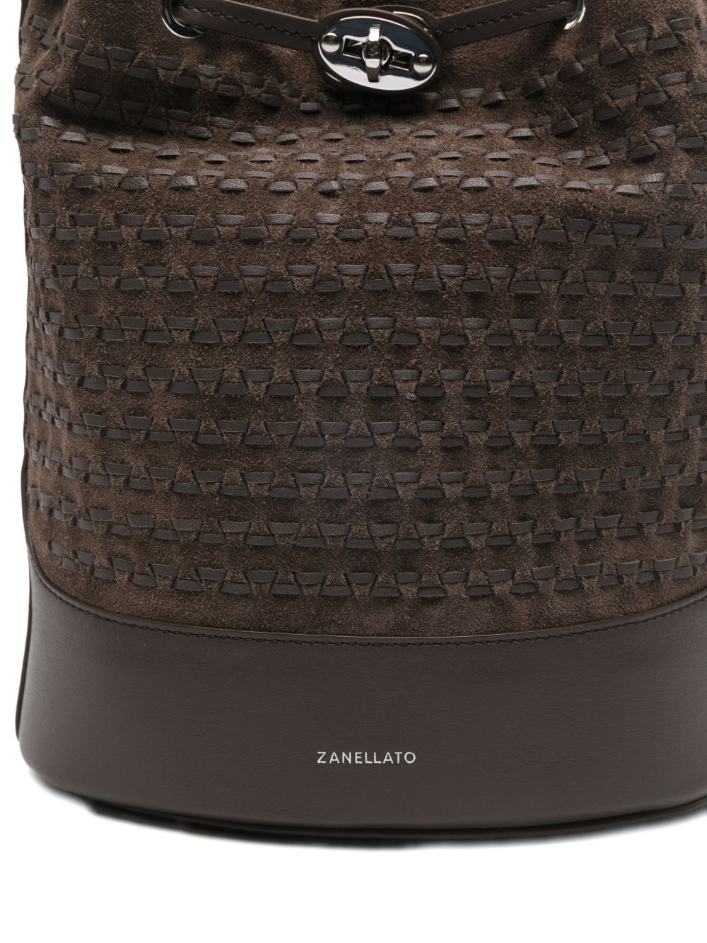 Zanellato Musiva Small Bucket Bag Brown