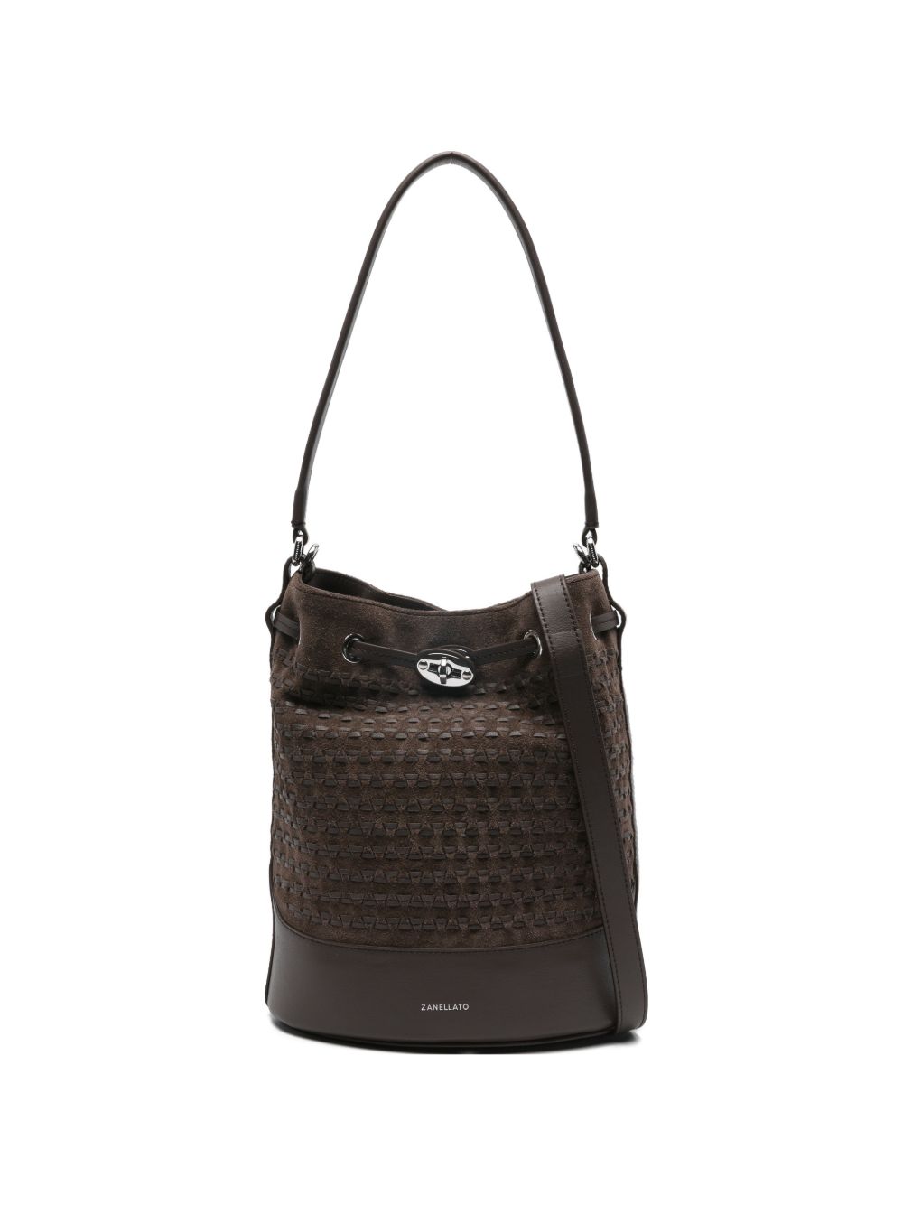 Zanellato Musiva Small Bucket Bag Brown