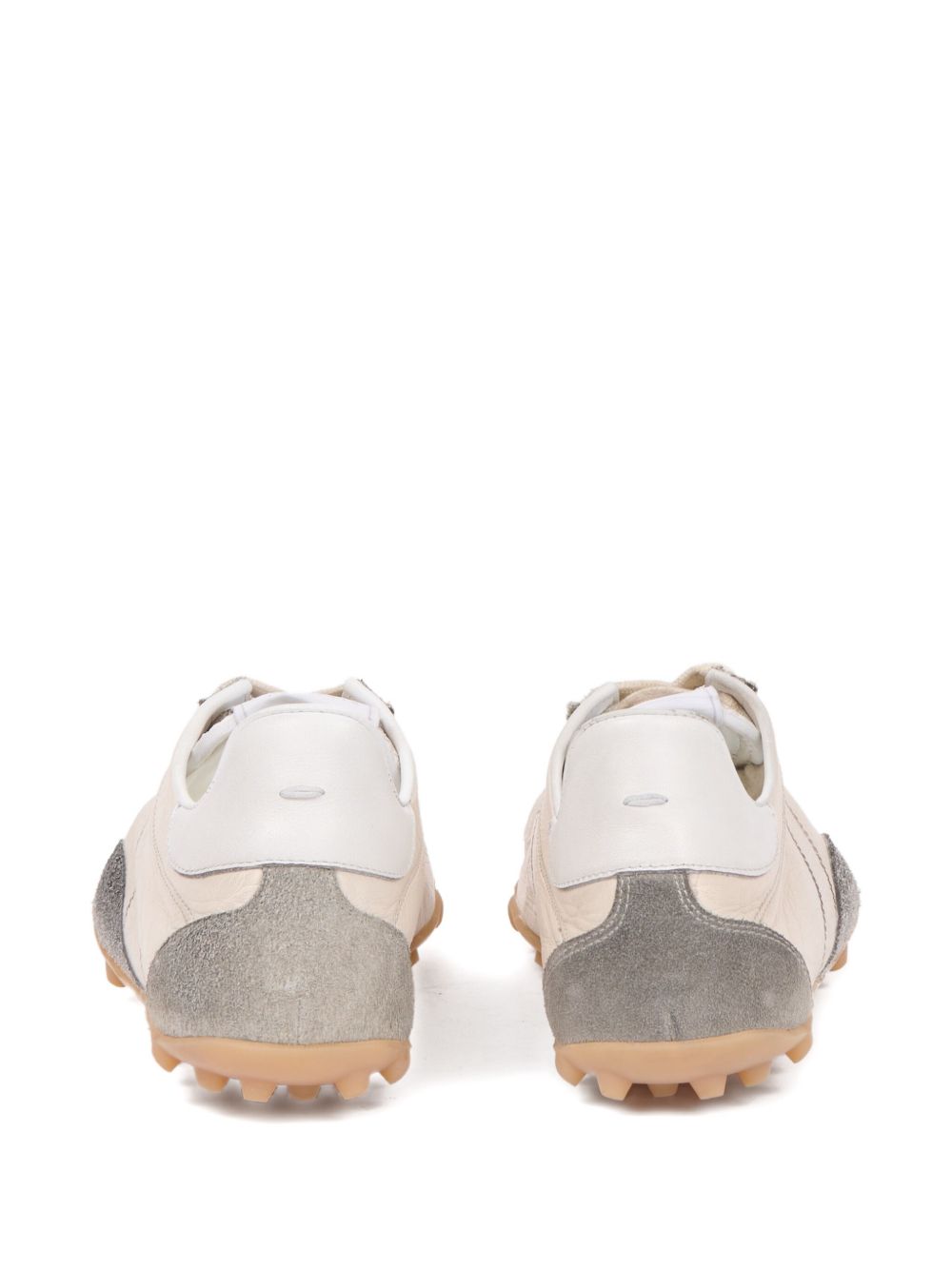 Maison Margiela Sprinters Low Suede Sneakers Beige