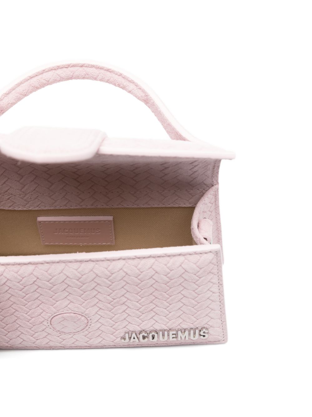 jacquemus le bambino leather handbag pink