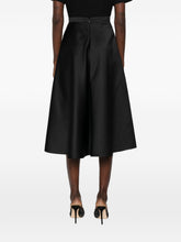Elisabetta Franchi Midi Skirt Refined Black black