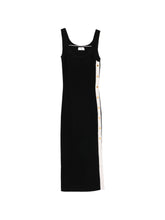 Elisabetta Franchi Knitted Midi Dress Black black
