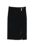 Elisabetta Franchi High-Waisted Midi Skirt Black