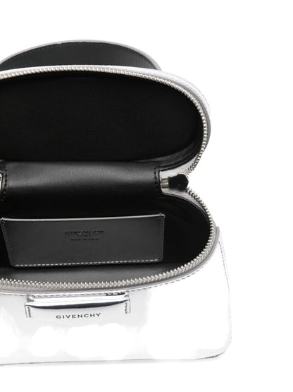 Givenchy Chained Leather Vanity Case Silver silver