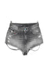 Diesel Denim Cotton Shorts Grey
