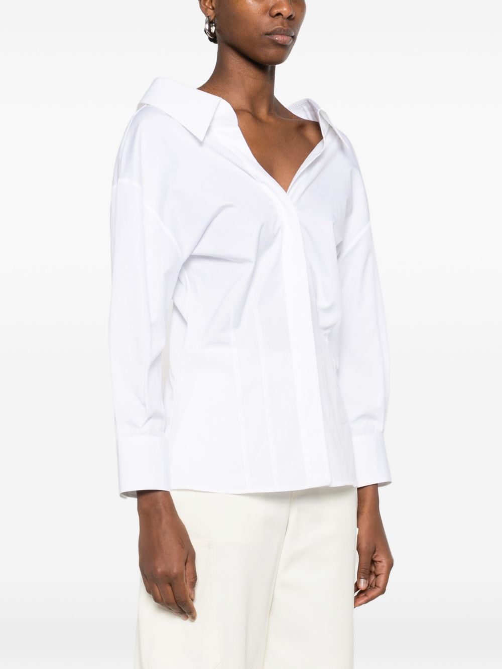 Givenchy Classic Cotton Fitted Shirt White White
