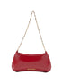 JACQUEMUS Le Petit Bisou Chain Bag Red