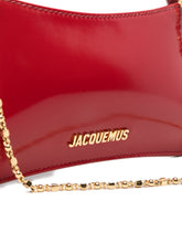 JACQUEMUS Le Petit Bisou Chain Bag Red