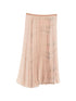 Fabiana Filippi Pleated Long Skirt Beige beige