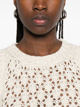 Fabiana Filippi Open-Knit Sleeveless Top White