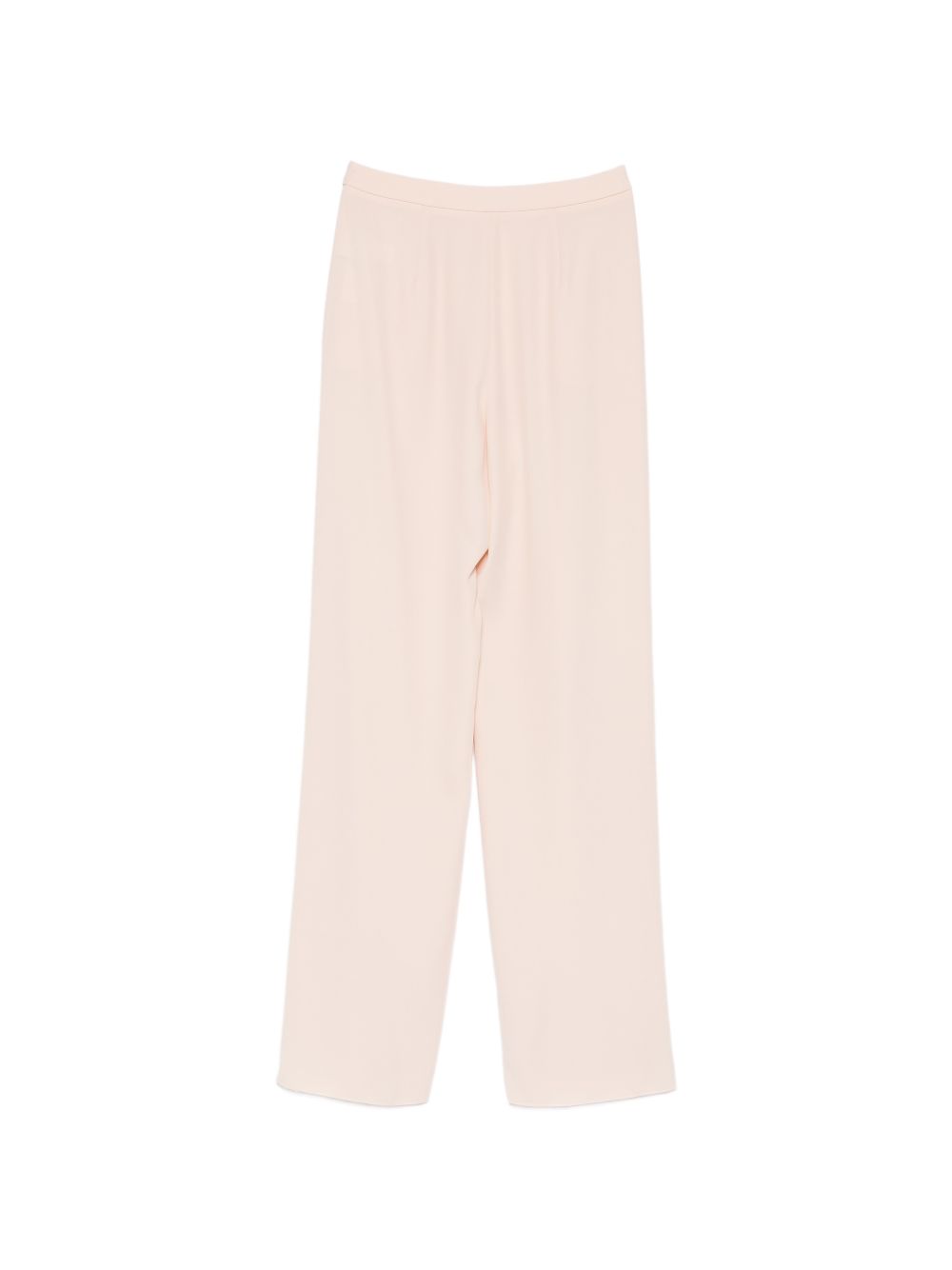 emporio armani wide leg pleated trousers powder powder
