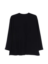 Emporio Armani Long Sleeve Round Neck Shirt Blue