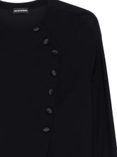 Emporio Armani Long Sleeve Round Neck Shirt Blue