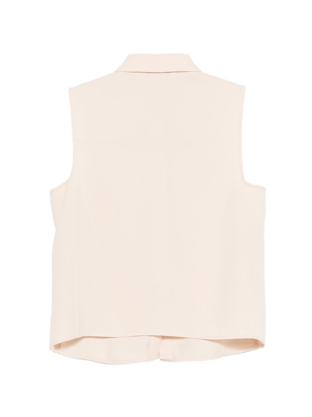 Emporio Armani Sleeveless Button Blouse Powder powder