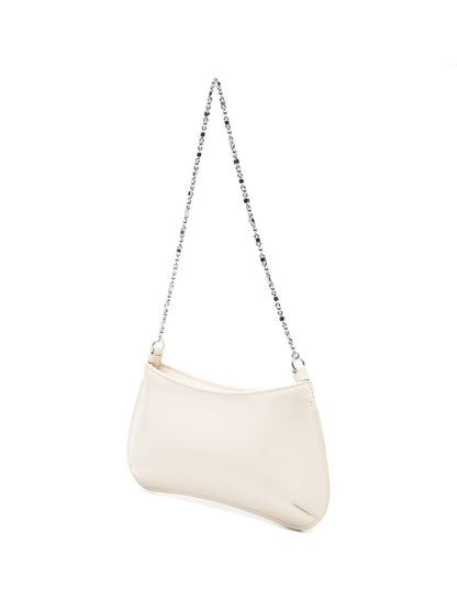 JACQUEMUS Le Petit Bisou Chaine Bag Ivory