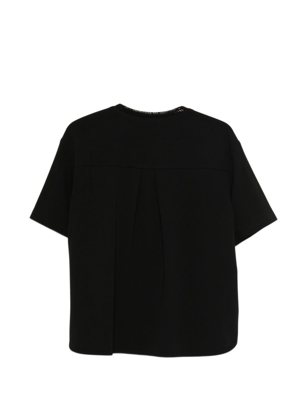 Emporio Armani Crewneck Short Sleeve Sweater Black
