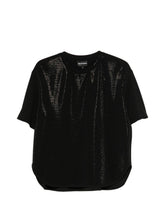 Emporio Armani Crewneck Short Sleeve Sweater Black