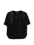 Emporio Armani Crewneck Short Sleeve Sweater Black