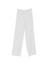Emporio Armani Wide Leg Cady Trousers Light Grey