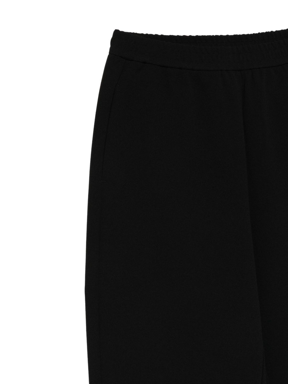 Emporio Armani Tapered Leg Slim Trousers Black