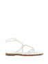 Gianvito Rossi Leather Flat Sandals White white