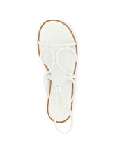 Gianvito Rossi Leather Flat Sandals White white