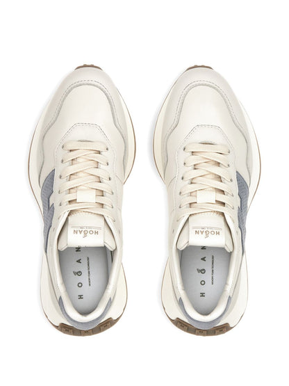 Hogan H641 Leather Perforated Sneakers White