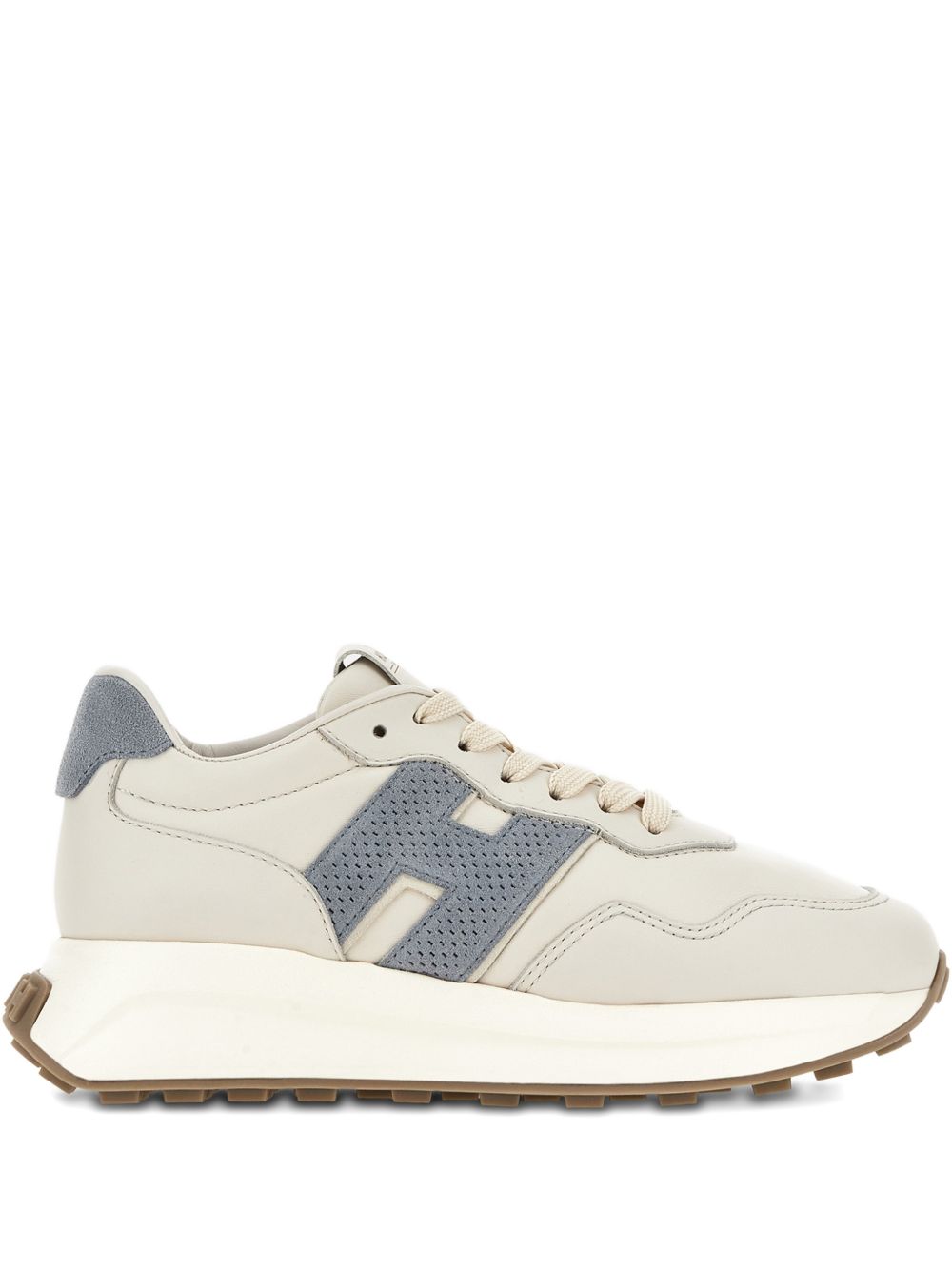 Hogan H641 Leather Perforated Sneakers White