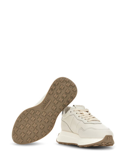Hogan H641 Leather Perforated Sneakers White