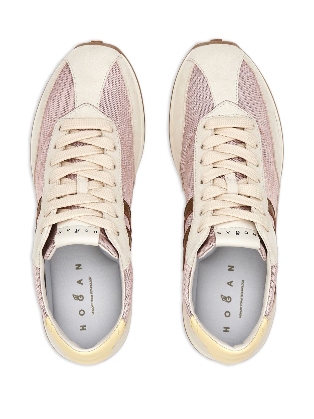 Hogan H699 Lace-Up Sneakers Pink pink