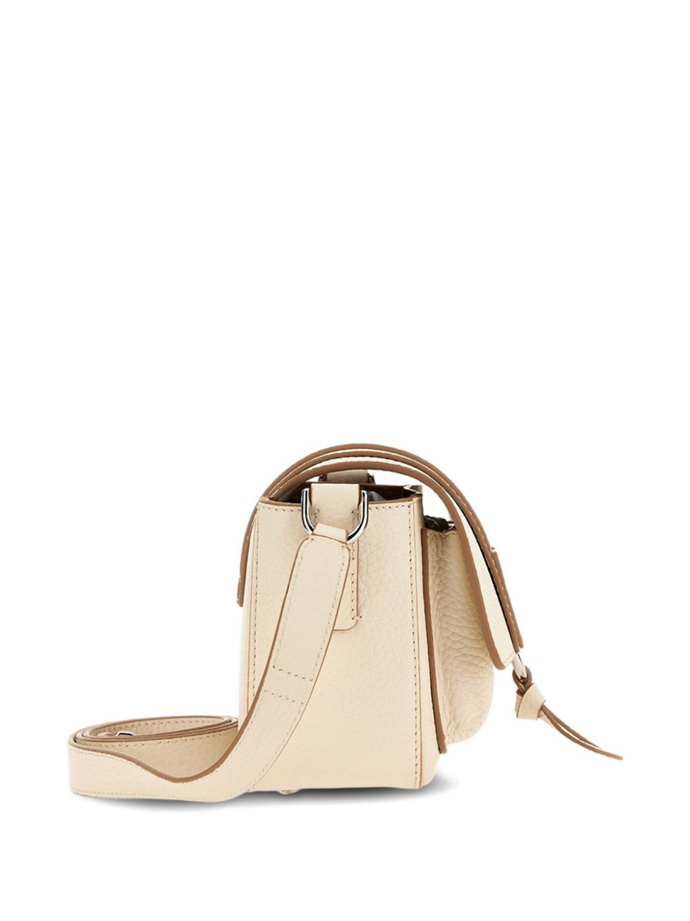 Hogan Shoulder Leather Crossbody Bag White